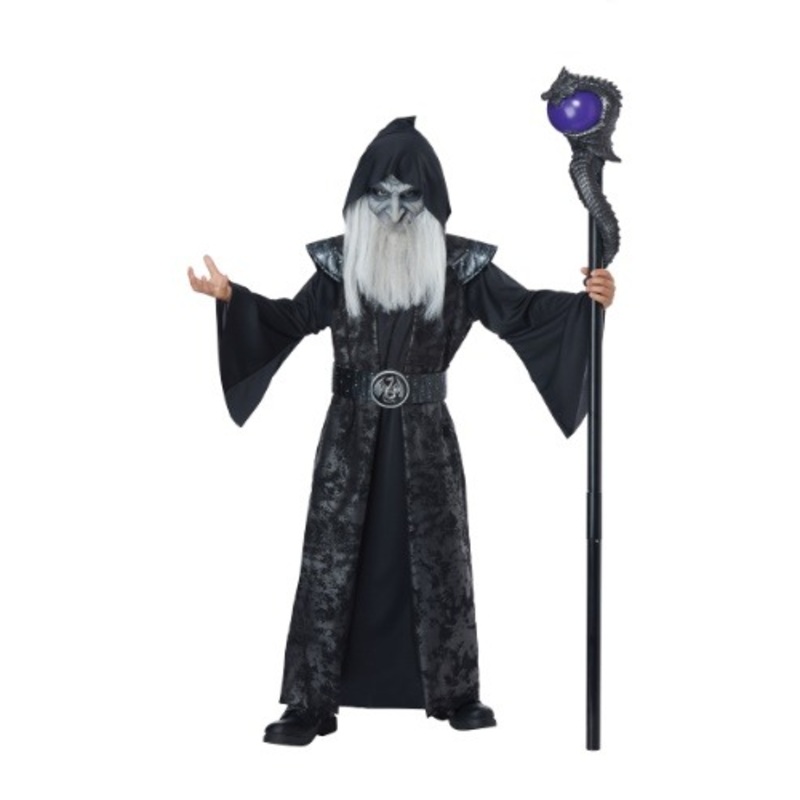 Boy's Dark Wizard Costume Medium