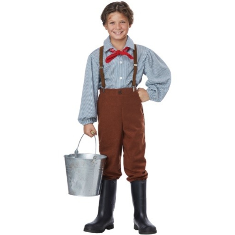 Boy's Pioneer Boy Costume Medium