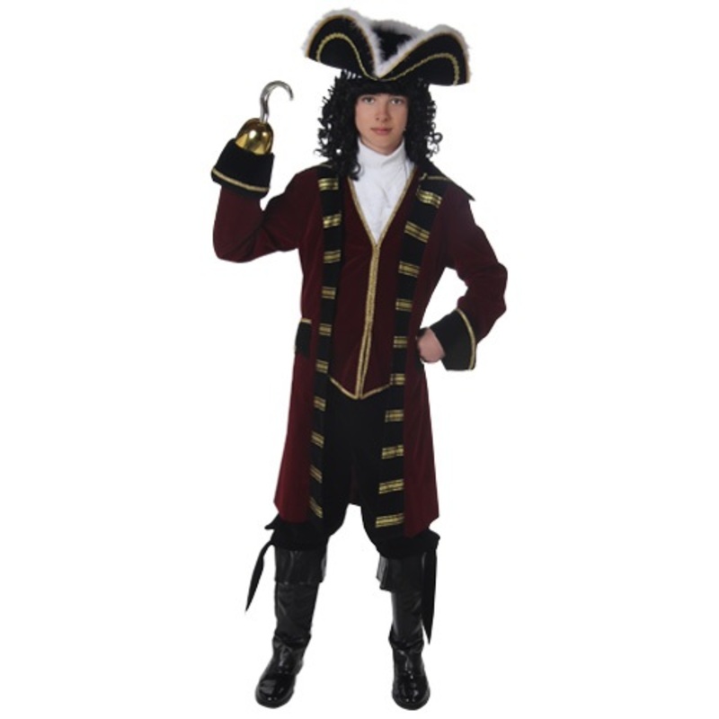 Captain Hook Boys Costume Teen