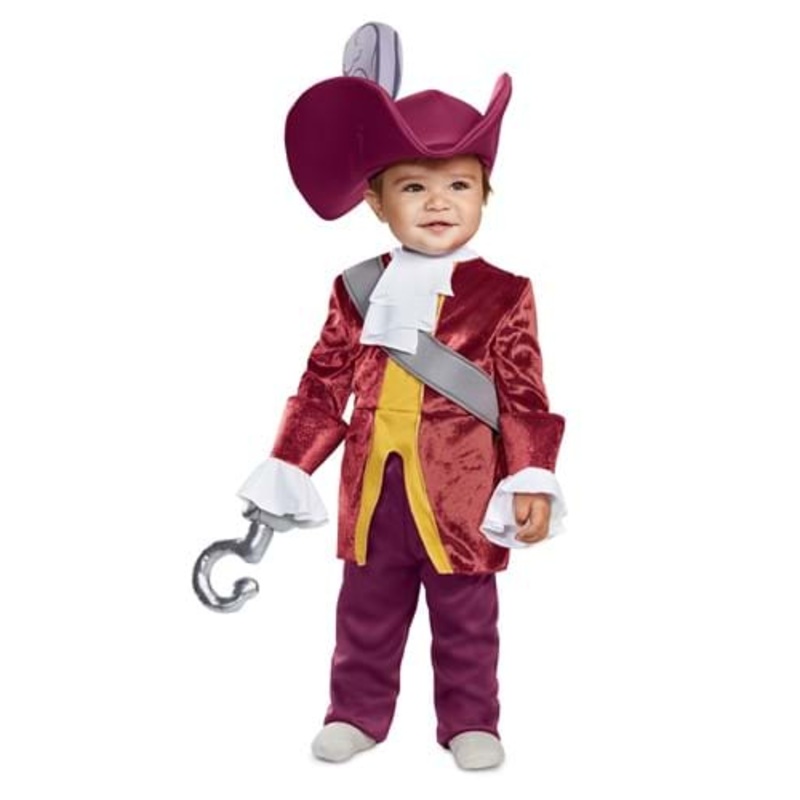 Captain Hook Classic Costume for Infants 6/12 Months