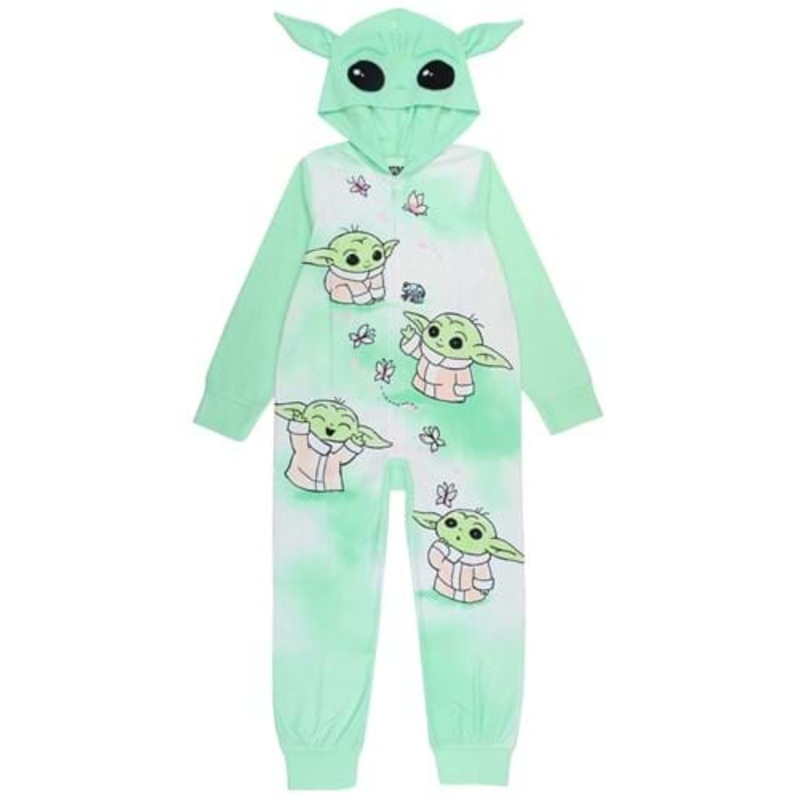 Girl's Grogu Garden Hooded Blanket Sleeper Size 4