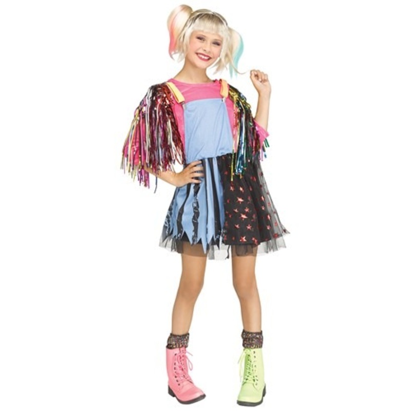 Girls Roller Derby Rascal Costume Medium