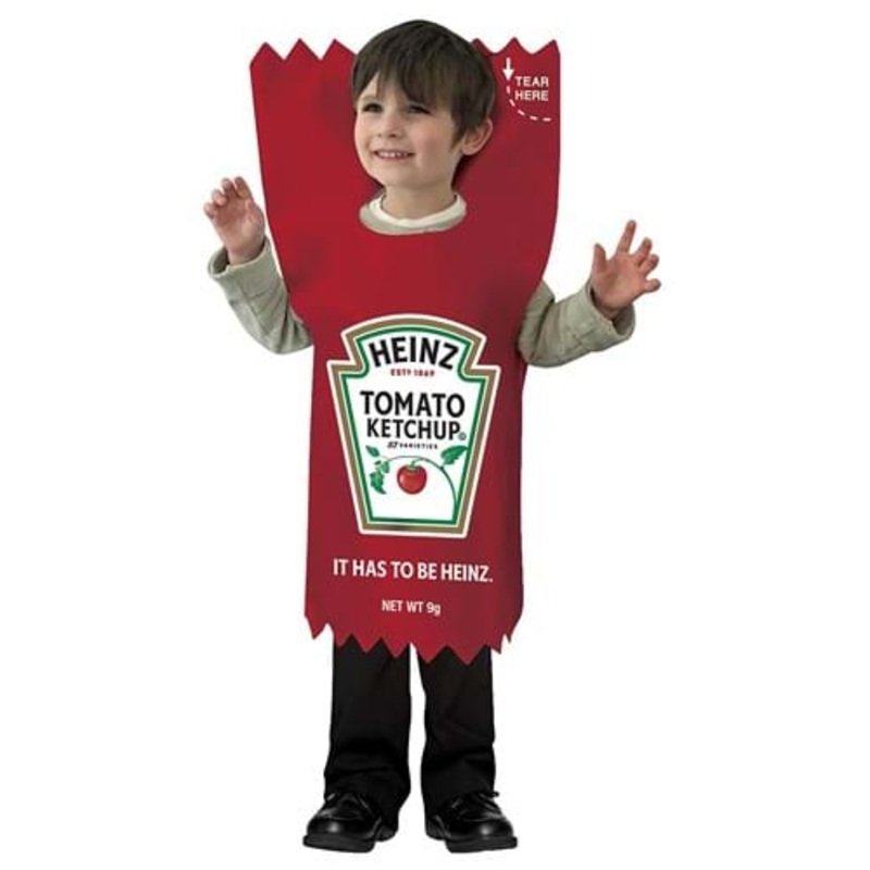 Heinz Ketchup Packet Costume for Kids 3T/4T
