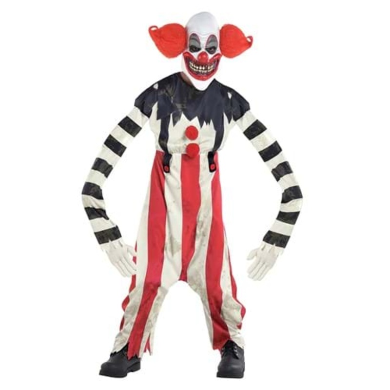 Illusion Long Arm Creepy Clown Costume Large