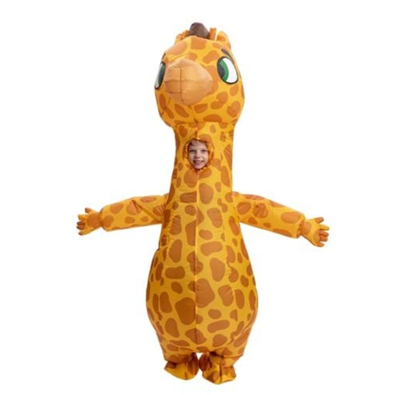 Inflatable Giraffe Kid's Costume Medium