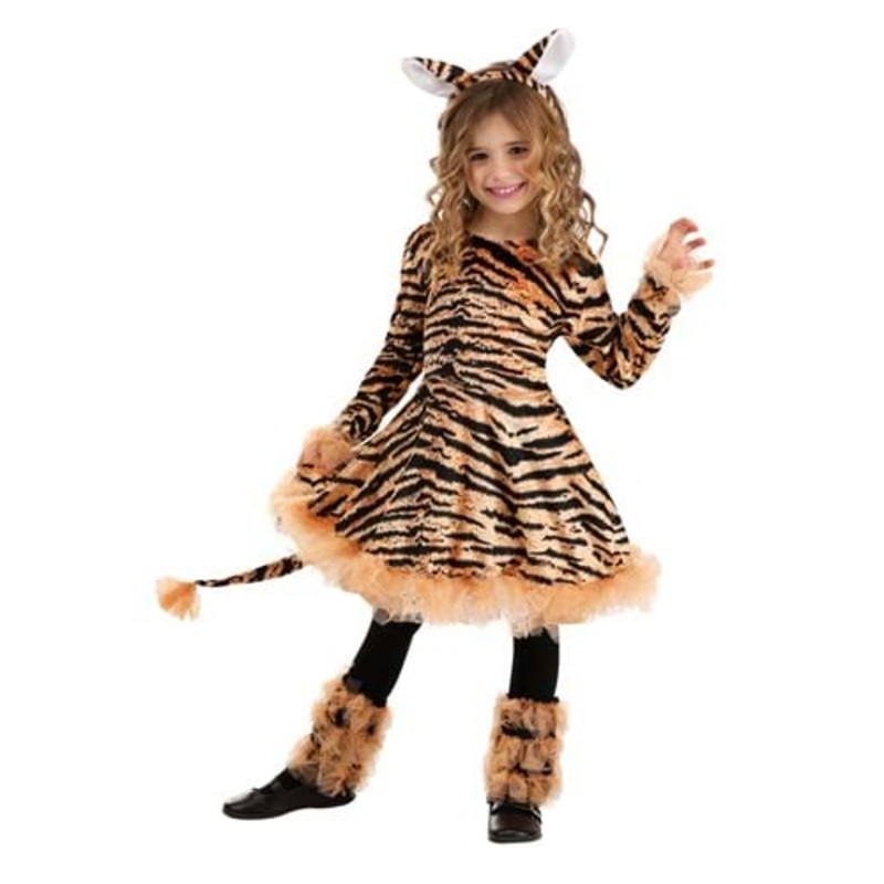 Kid's Snazzy Tiger Costume Medium