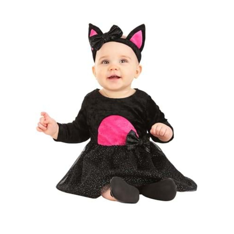 Kitty Black Cat Costume for Infants 0/3 Months