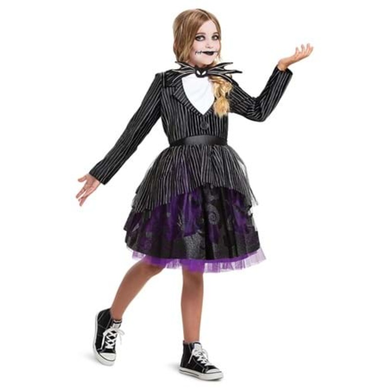 Nightmare Before Christmas Jack Skellington Tutu Deluxe Costume for Girls Size 4/6