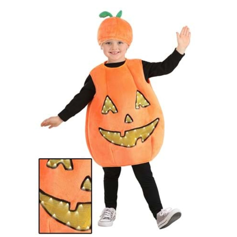 Plump Pumpkin Bubble Toddler Costume 2T