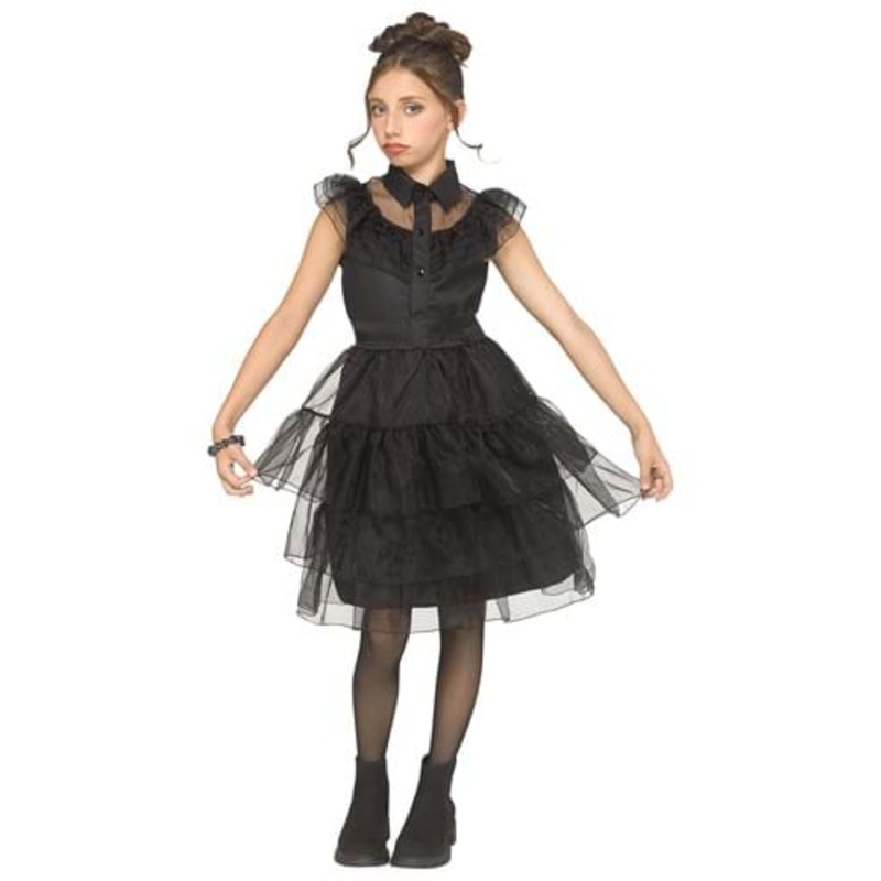 Raven Dance Girl's Costume Dress Medium