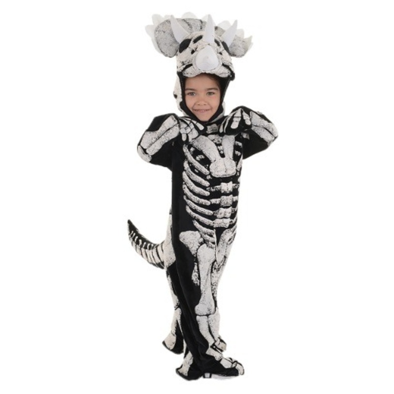 Toddler/Child Triceratops Fossil Costume Large