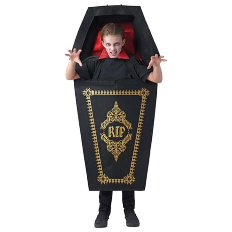 Vampire Casket Costume for Kids Standard
