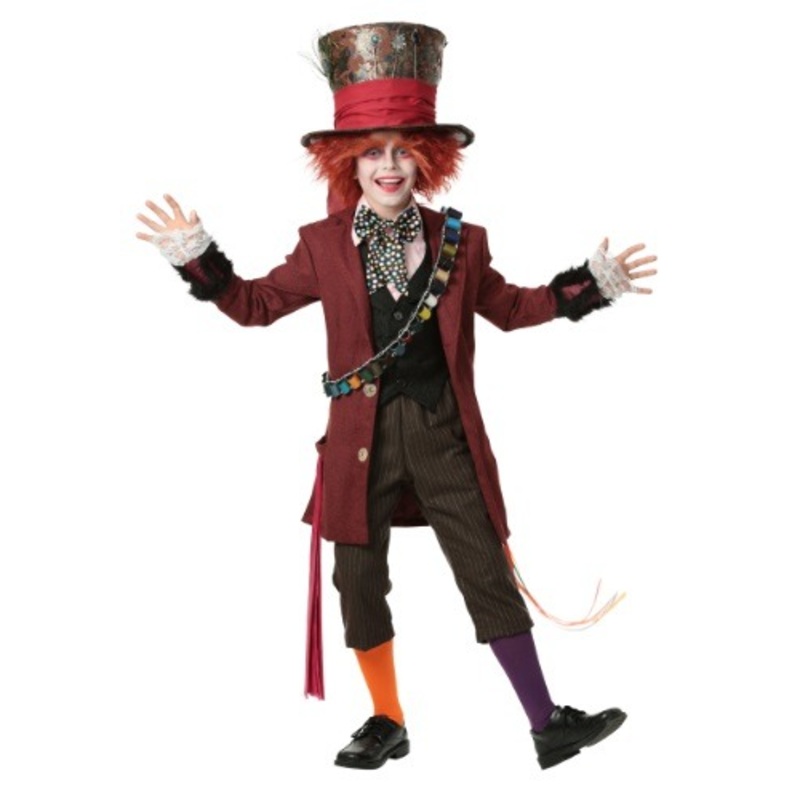 Authentic Mad Hatter Kid's Costume Medium (8-10)
