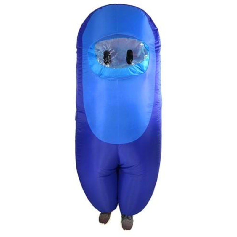 Blue Sus Crewmate Killer Costume for Kids Standard