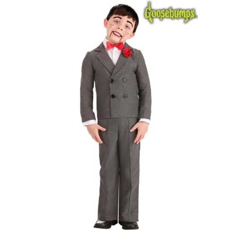 Boy's Toddler Goosebumps Slappy Costume Suit 18MO