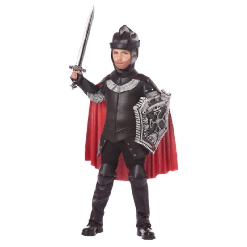 Boys The Black Knight Costume Small (6-8)