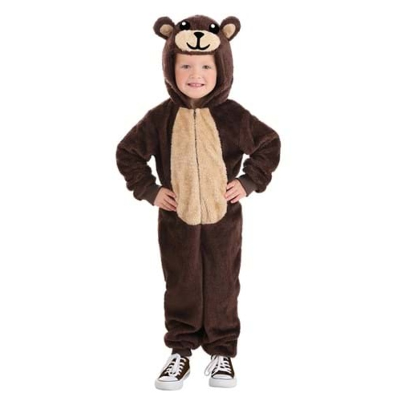 Brown Bear Jumpsuit Costume for Toddler 2T