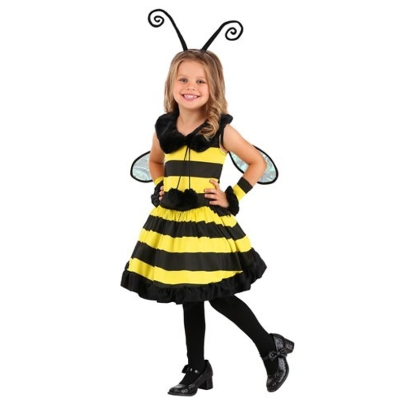 Girl's Deluxe Bumble Bee Toddler Costume 12/18 Months