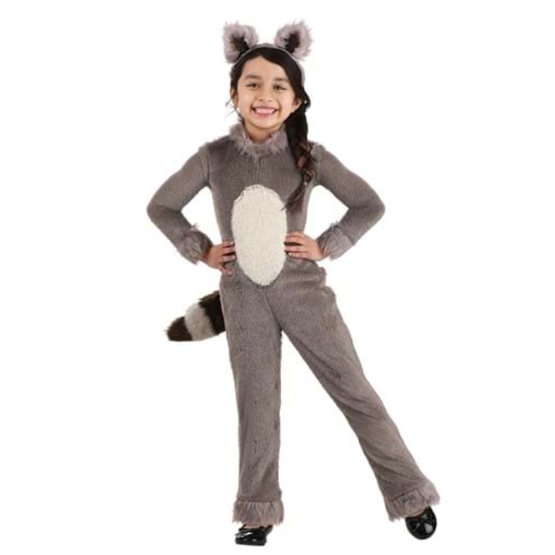 Girl's Toddler Raccoon Costume 2T
