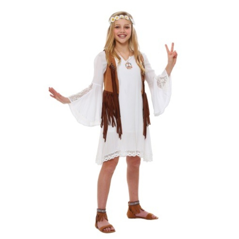 Girls Flower Child Costume Small (6)