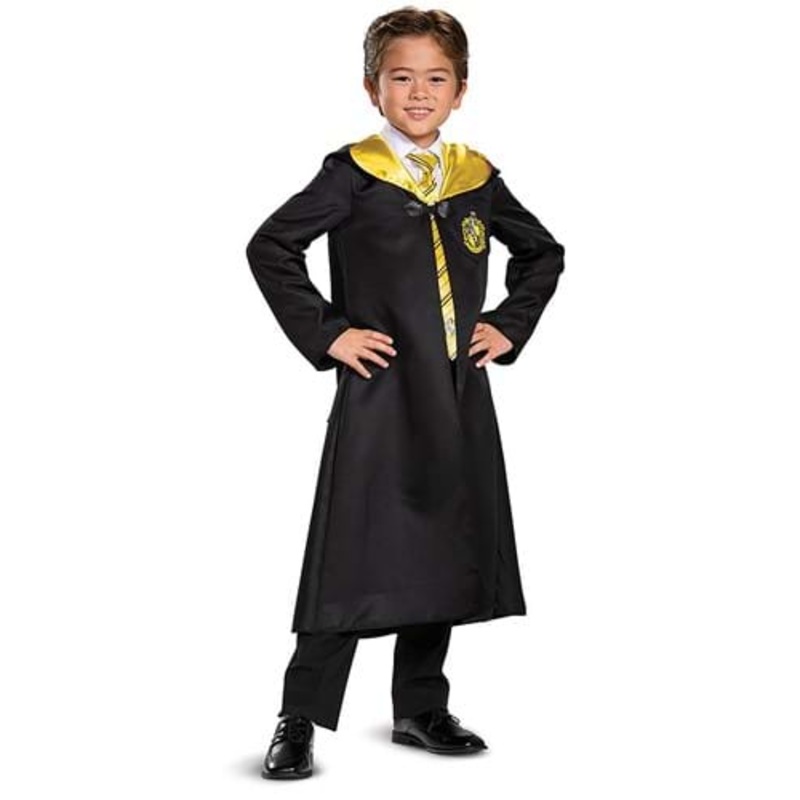 Harry Potter Classic Hufflepuff Robe Costume for Kids Size 4/6