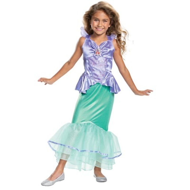 Little Mermaid Ariel Classic Costume for Girls Size 7/8