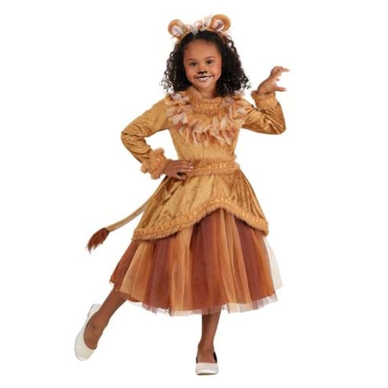 Lovely Lion Costume Dress for Girls Medium