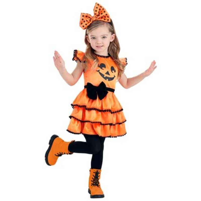 Pom Pom Pumpkin Toddler Costume 2T
