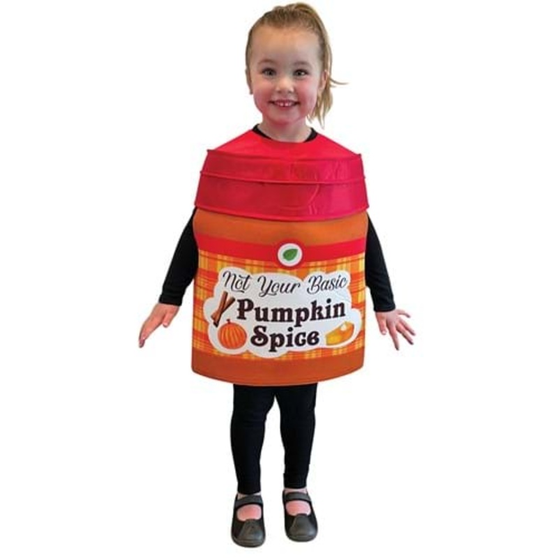 Pumpkin Spice Seasoning Costume for Kids Standard
