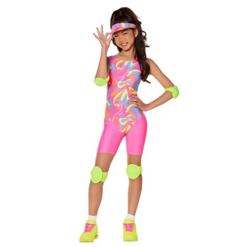 Roller Blade Barbie Costume for Girls Medium
