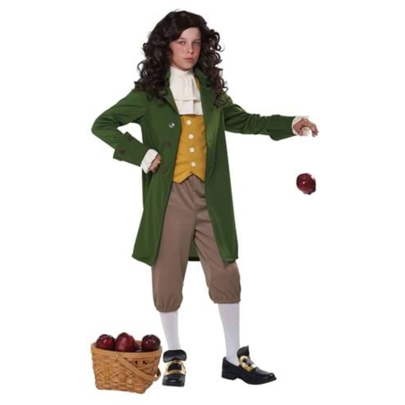 Sir Isaac Newton Costume for Boys Medium