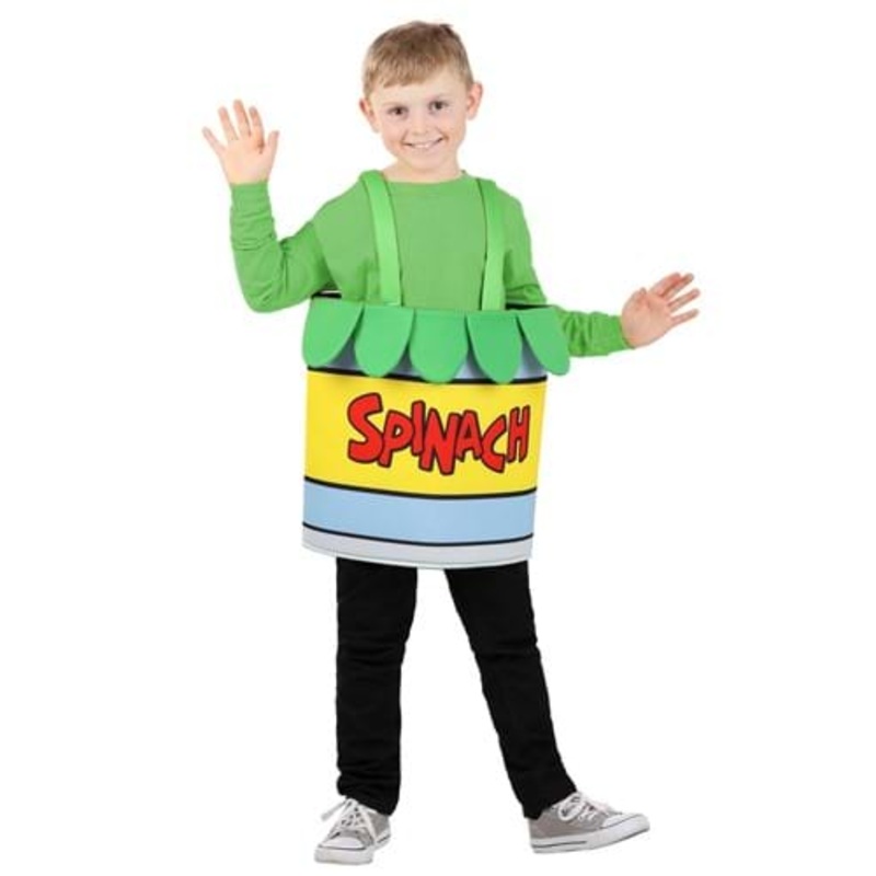 Spinach Can Costume for Kids Standard