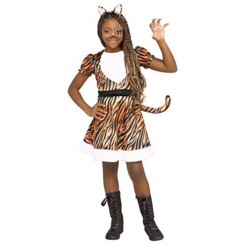 Tigerrr Costume for Girls Size 4/6