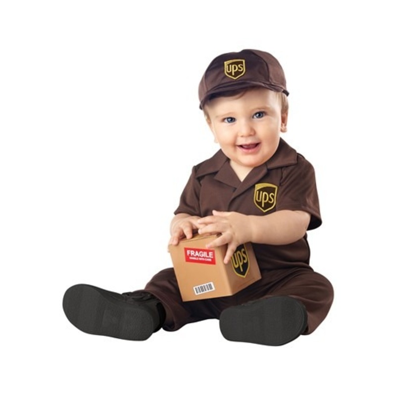 UPS Delivery Uniform Baby Costume 6/12 Months