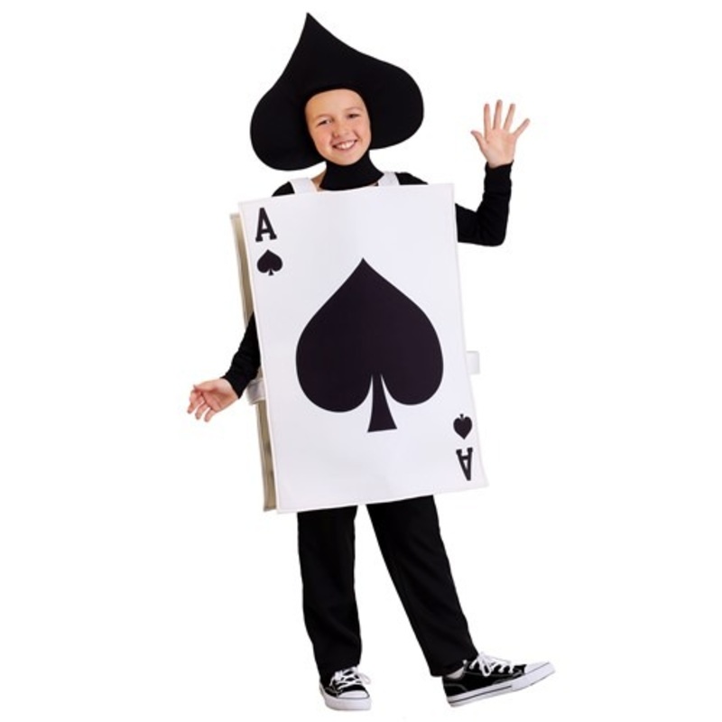 Ace of Spades Costume for Kids Standard