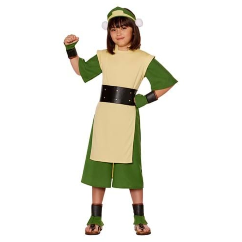 Avatar The Last Airbender Toph Costume for Girls Small