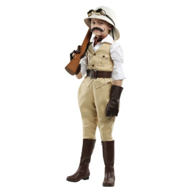 Boy's Safari Hunter Costume Small