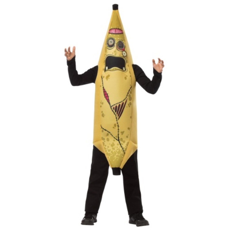 Child Zombie Banana Costume Size 7-10