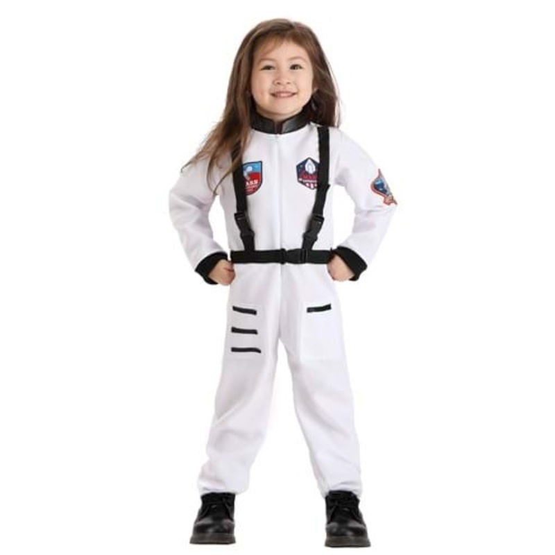 Classic White Astronaut Toddler Costume 2T/4T