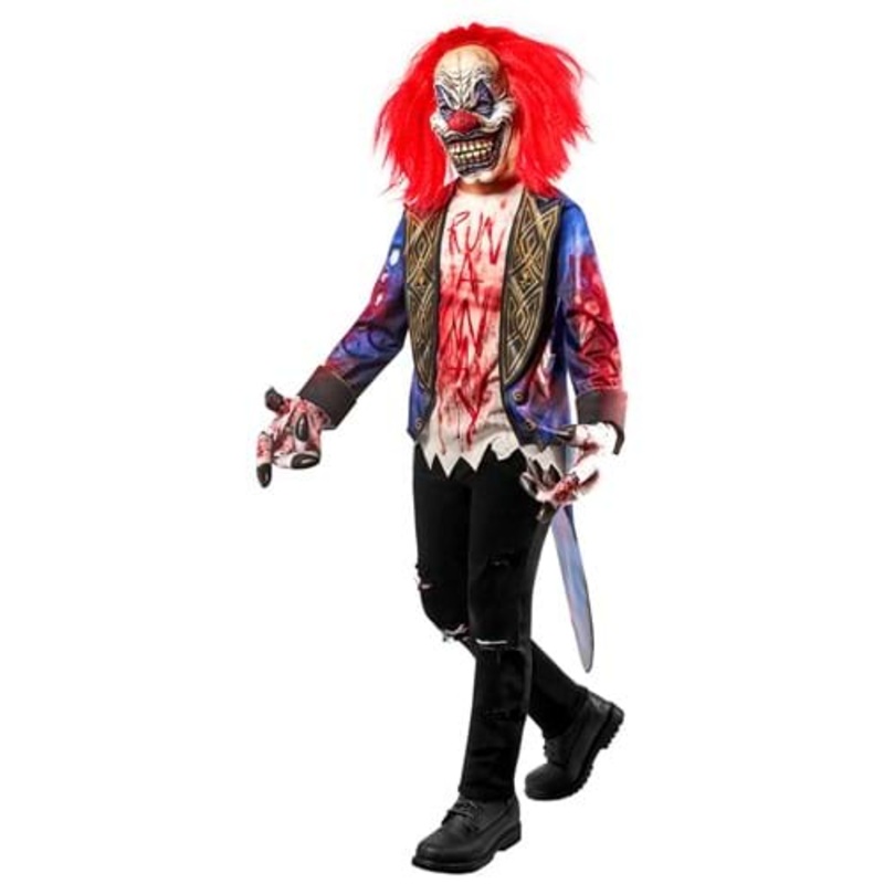 Creepy Clown Child Costume  Large