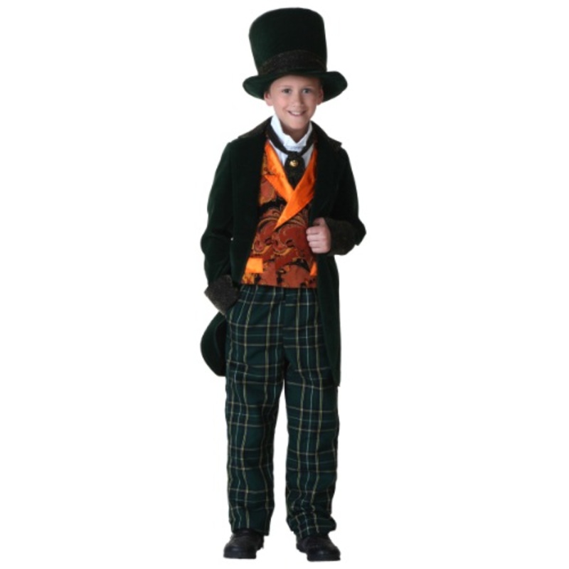Deluxe Mad Hatter Kid's Costume Small