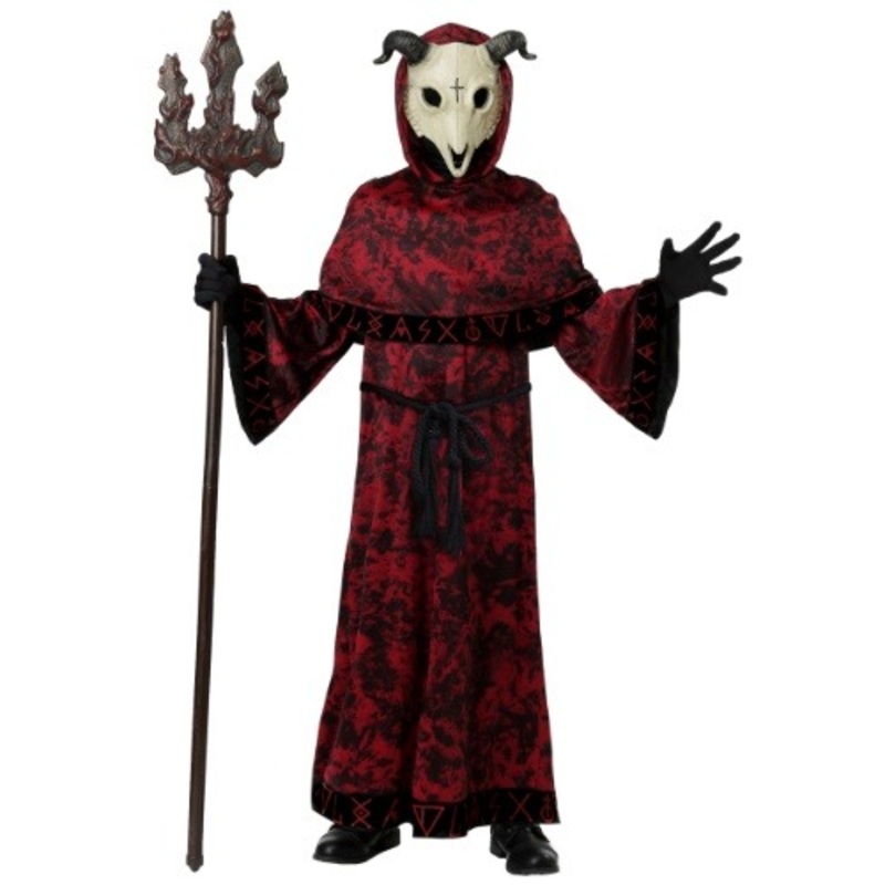 Evil Skull Demon Costume for Kids Small