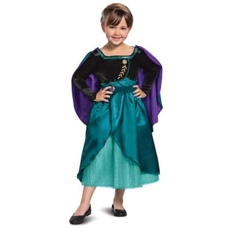 Frozen Queen Anna Deluxe Girls Costume 3T/4T
