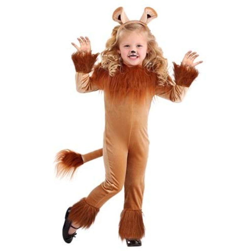 Girl's Fierce Lion Toddler Costume 2T