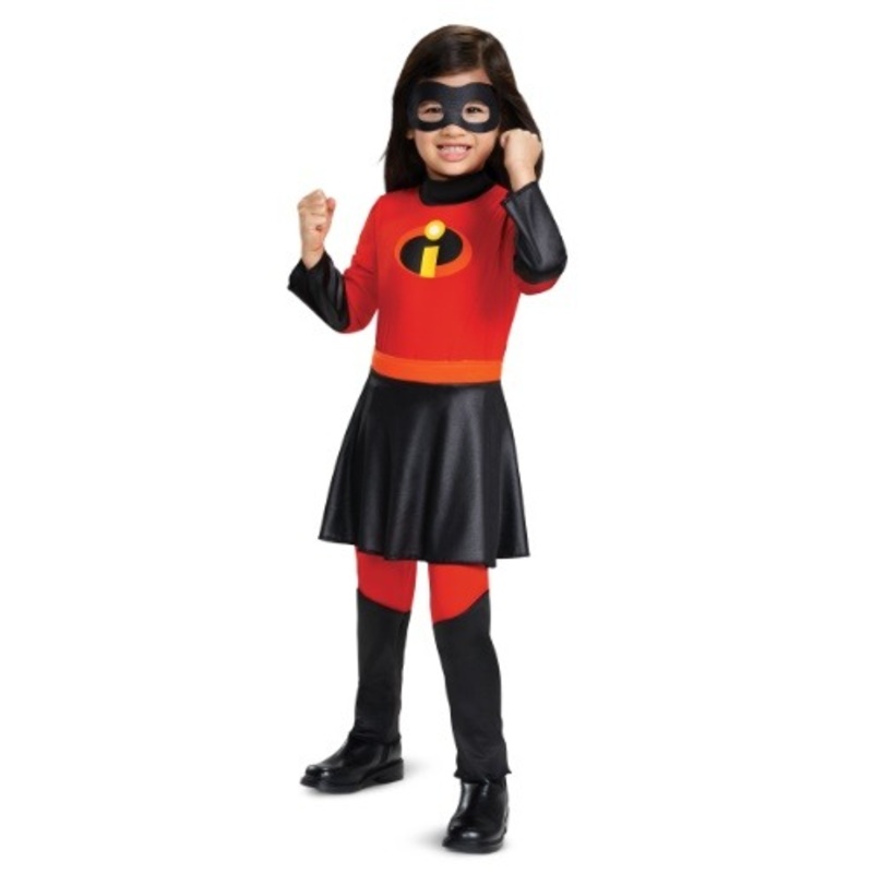 Girl's Toddler Incredibles 2 Deluxe Violet Jumpsuit Costume 2T