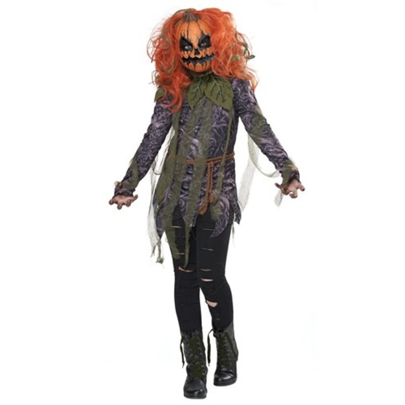 Girls Pumpkin Monster Costume Small