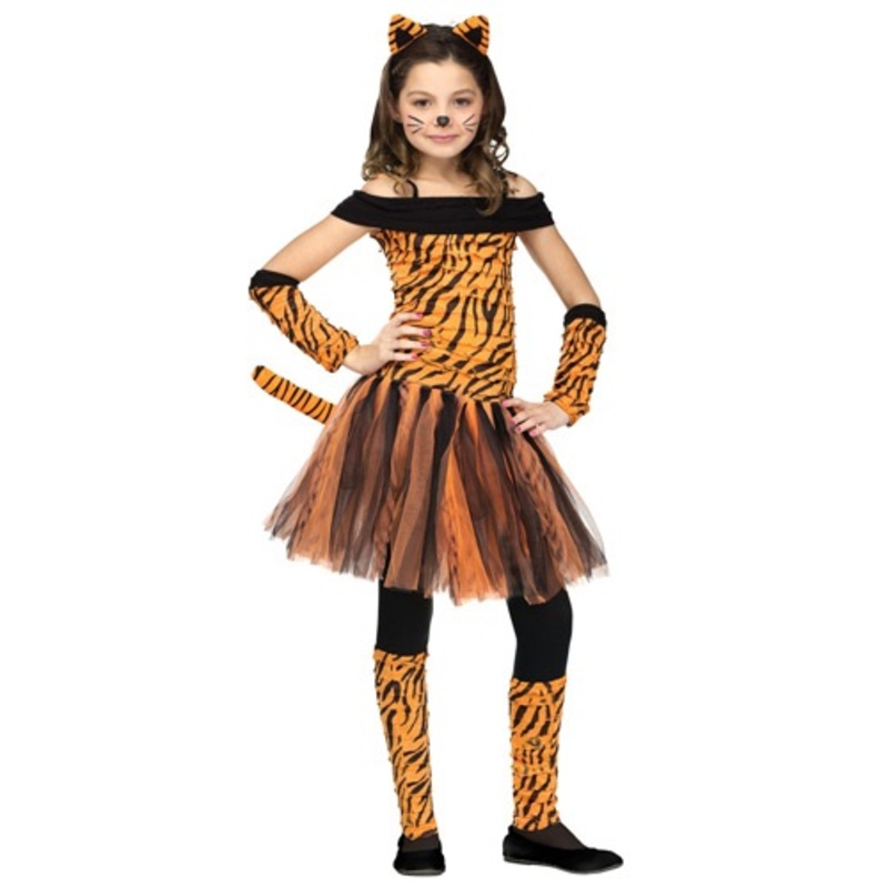 Girls Tigress Costume Small (4-6)
