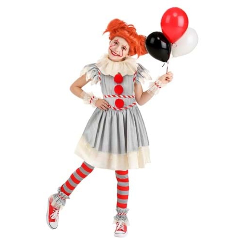 Killer Clown Cutie Costume for Kids Small
