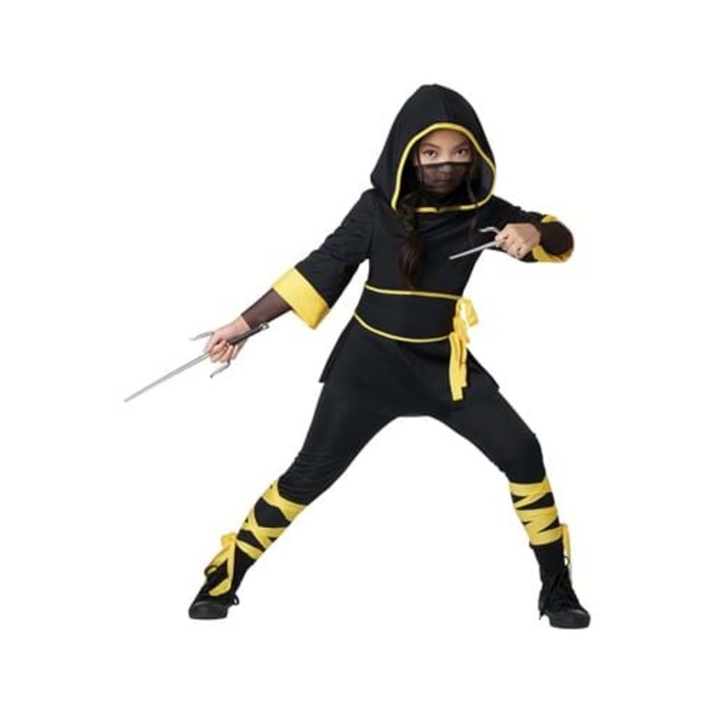 Lightning Ninja Costume for Girls Small