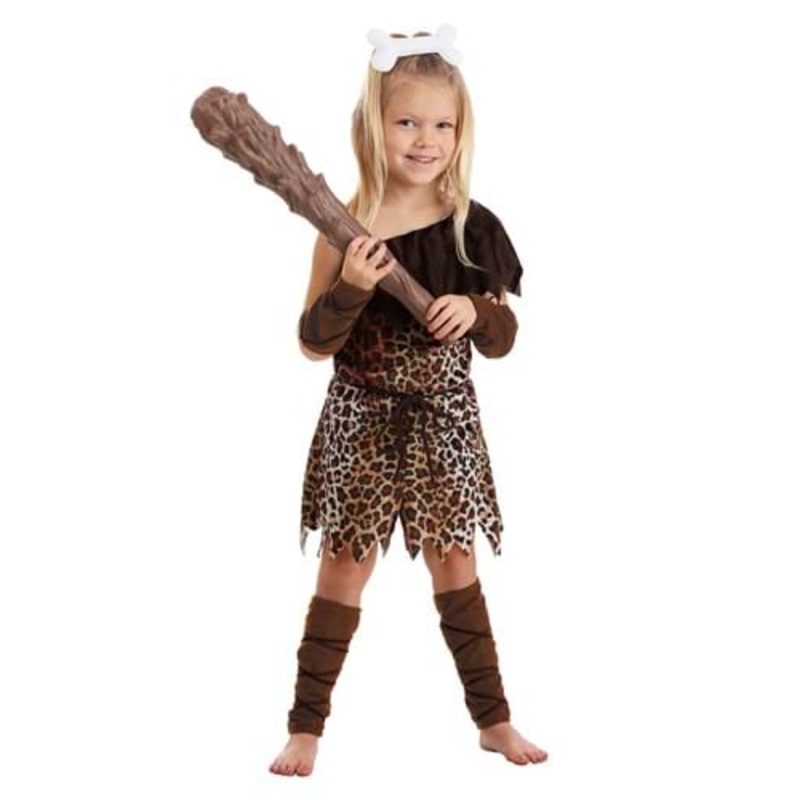 Prehistoric Cave Toddler Girl Costume 2T